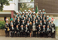 Gesamter Vorstand und alle Offiziere im Jahre 2005